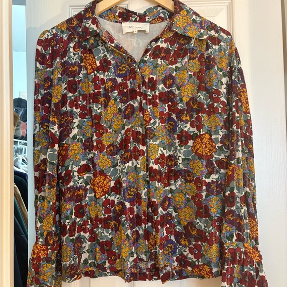 ba&sh Tops - ba&sh Multicolor Floral Blouse